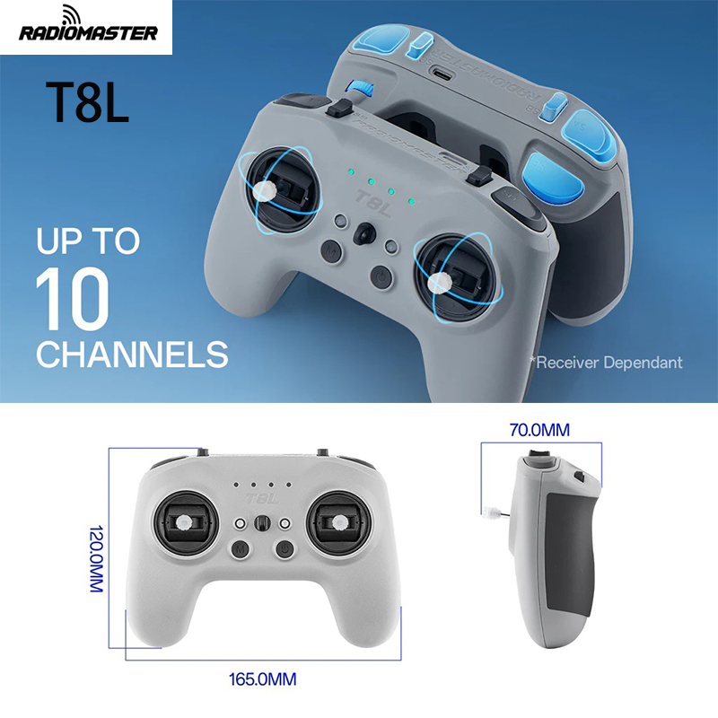 Drone Racing Transmitter - RadioMaster T8L Funkfernsteuerung M2 2.4GHz ExpressLRS