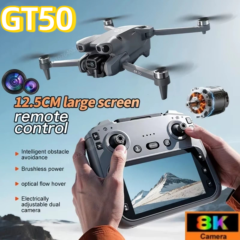 Drone Racing Camera - GT50 RC-Drohne 8K HD Luftbildfotografie Ferngesteuertes