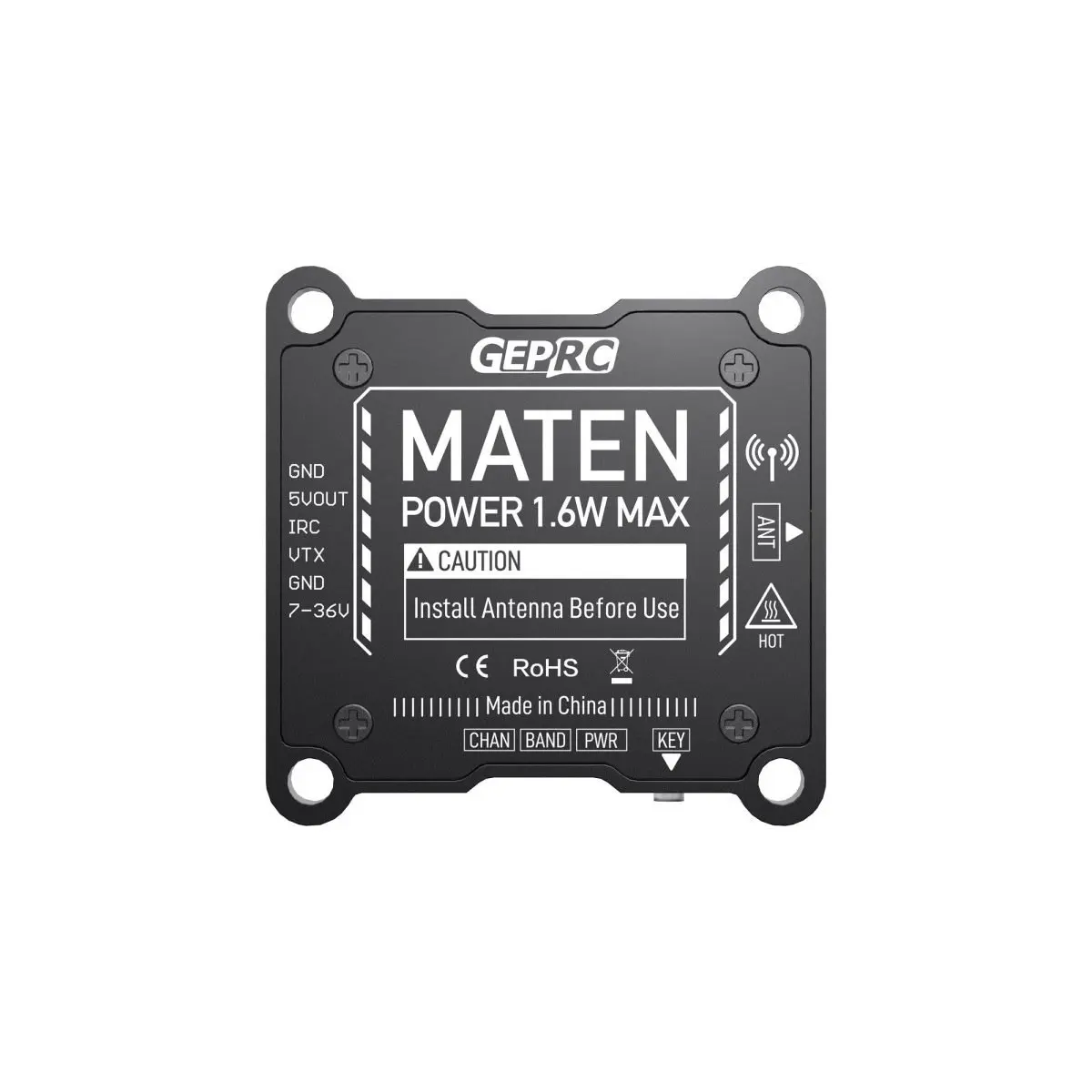 GEPRC MATEN 5,8G 1,6W VTX 72CH – Drone Racing Vtx Bewertung und Preis