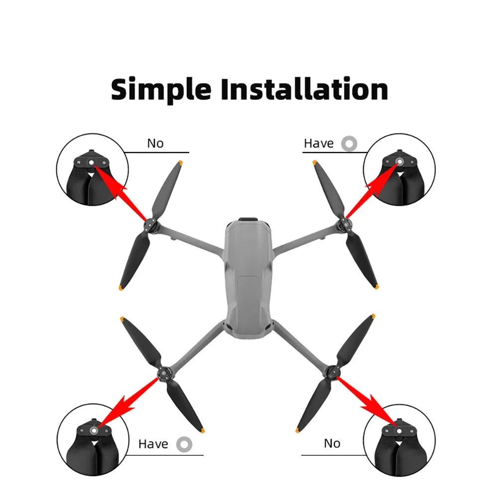 2/4 Paar geräuscharme 8747F Pr – Dji Drone Air 3 Bewertung und Preis