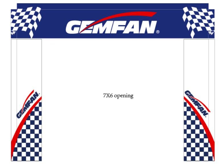 Gemfan 305*236CM 7X6FT FPV Ren – Drone Racing Gate Bewertung und Preis